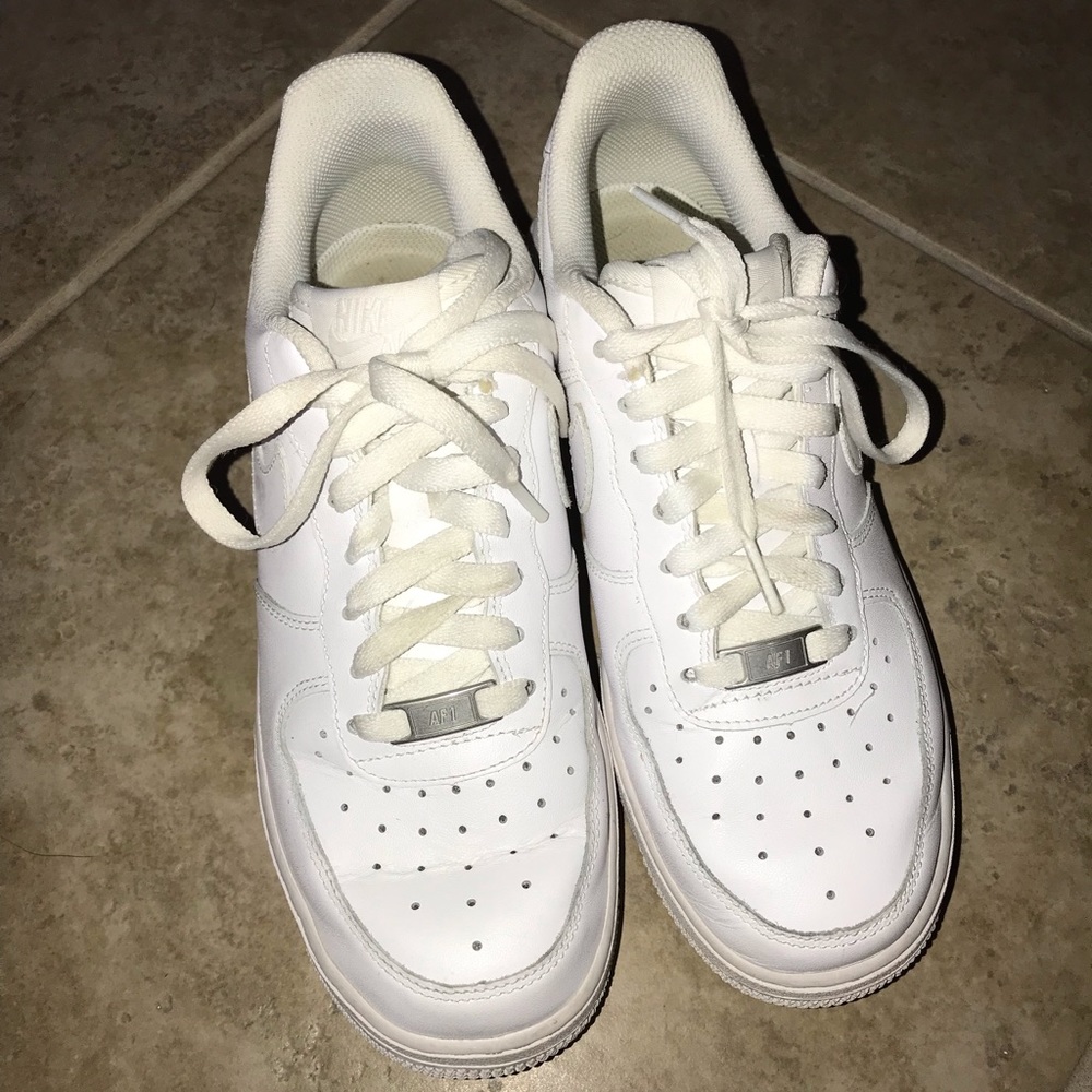 White Nike Air Force 1 - Women’s size 8
